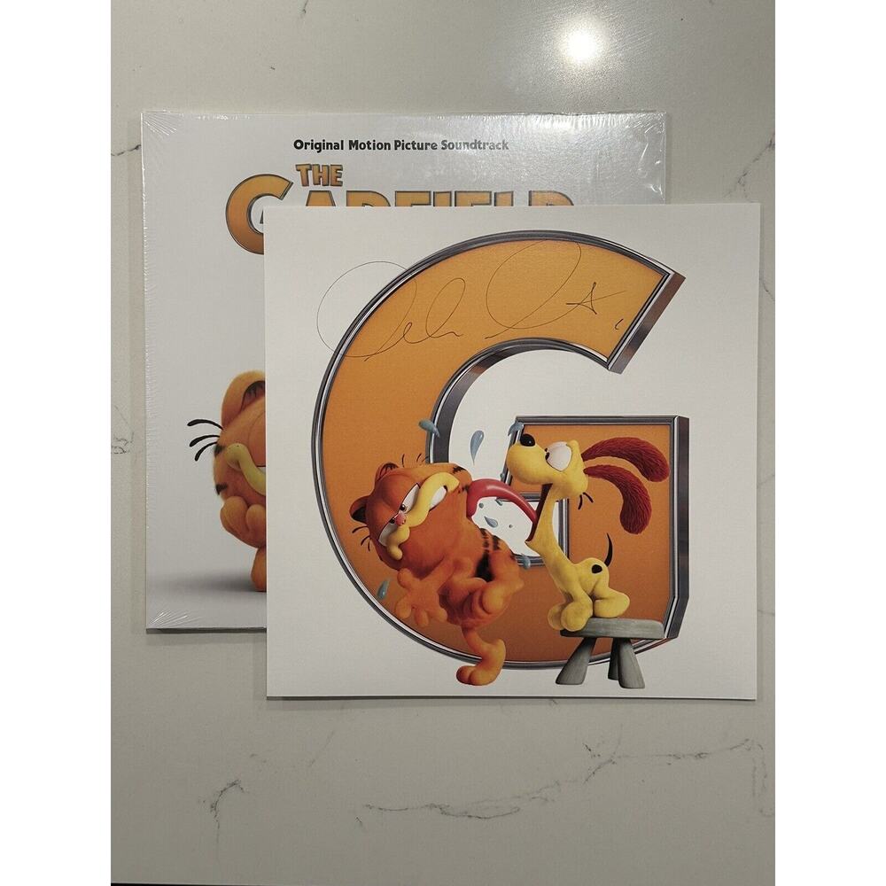 Calum Scott AUTOGRAPHED SIGNED The Garfield Movie OST Soundtrack Vinyl LP